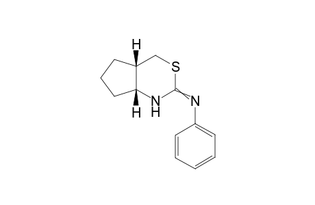 cis-(4aS,7aR)-N-phenyl-4,4a,5,6,7,7a-hexahydro-1H-cyclopenta[d][1,3]thiazin-2-imine