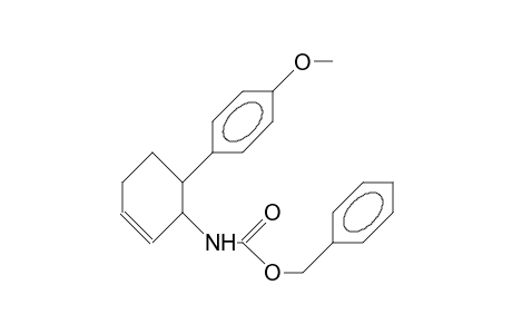 Benzyl cis-6-(4-methoxy-phenyl)-2-cyclohexen-1-yl carbamate