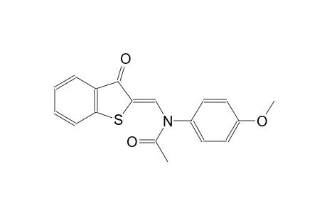 acetamide, N-(4-methoxyphenyl)-N-[(Z)-(3-oxobenzo[b]thien-2(3H)-ylidene)methyl]-