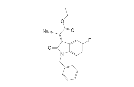 (E)-Ethyl 2-(1-benzyl-5-fluoro-2-oxoindolin-3-ylidene)-2-cyanoacetate