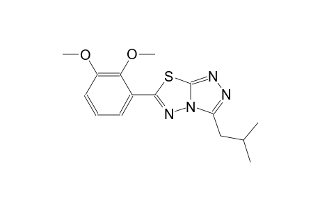 [1,2,4]triazolo[3,4-b][1,3,4]thiadiazole, 6-(2,3-dimethoxyphenyl)-3-(2-methylpropyl)-