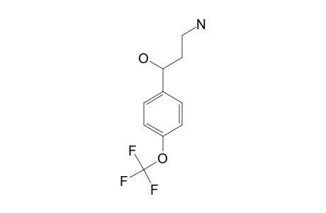 3-AMINO-1-(4'-TRIFLUOROMETHOXYPHENYL)PROPANOL