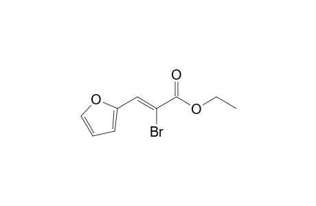 (Z)-2-bromo-3-(2-furanyl)-2-propenoic acid ethyl ester