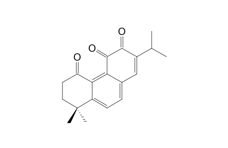 1-OXOMILTIRONE;2-ISOPROPYL-8,8-DIMETHYL-7,8-DIHYDRO-6H-PHENANTHRENE-3,4,5-TRIONE