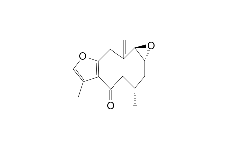 REL-1S,2S-EPOXY-4R-FURANOGERMACR-10(15)-EN-6-ONE