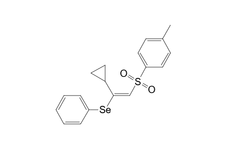 1-[(E)-2-cyclopropyl-2-(phenylseleno)ethenyl]sulfonyl-4-methylbenzene