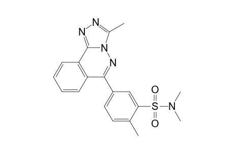 Benzenesulfonamide, N,N,2-trimethyl-5-(3-methyl[1,2,4]triazolo[3,4-a]phthalazin-6-yl)-