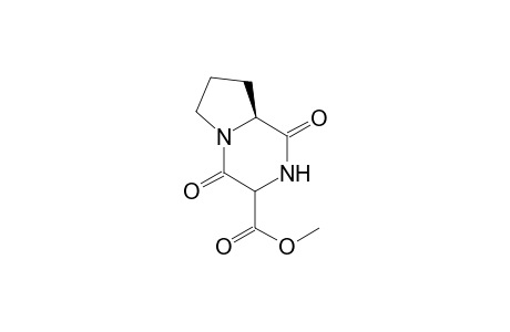 (8aS)-1,4-diketo-2,3,6,7,8,8a-hexahydropyrrolo[1,2-a]pyrazine-3-carboxylic acid methyl ester