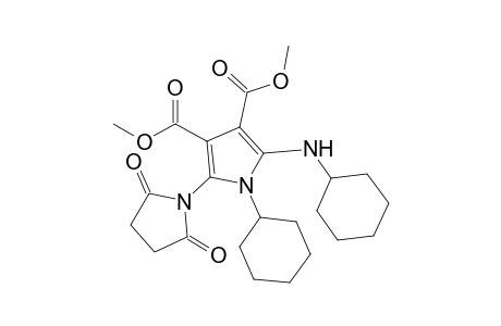 1'-Cyclohexyl-5'-cyclohexylamino-2,5-dioxo-2,3,4,5-tetrahydro-1'H-[1,2']bipyrrolyl-3',4'-dicarboxylic acid dimethyl ester