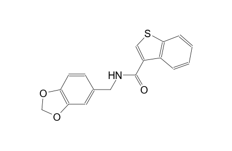 N-(1,3-benzodioxol-5-ylmethyl)-1-benzothiophene-3-carboxamide