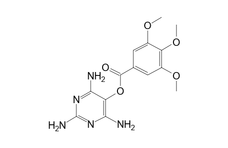 2,4,6-Triamino-5-pyrimidinyl 3,4,5-trimethoxybenzoate