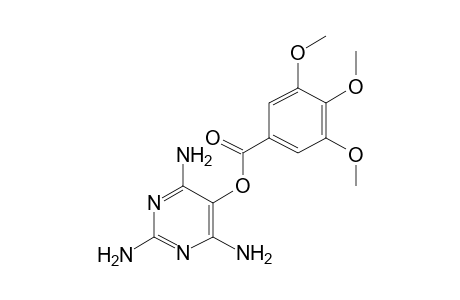 2,4,6-Triamino-5-pyrimidinyl 3,4,5-trimethoxybenzoate