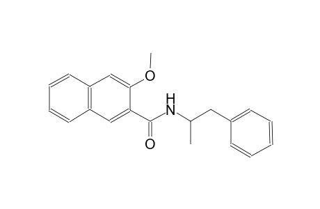 2-naphthalenecarboxamide, 3-methoxy-N-(1-methyl-2-phenylethyl)-