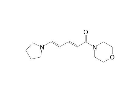 1-Morpholino-5-pyrrolidinopenta-2,4-dien-1-one