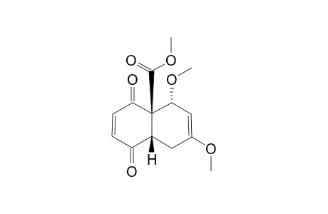 (4aR,5R,8aS)-5,7-Dimethoxy-1,4-dioxo-1,5,8,8a-tetrahydro-4H-naphthalene-4a-carboxylic acid methyl ester