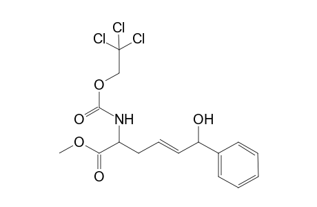 (E/Z)-6-Hydroxy-6-phenyl-2-(2,2,2-trichloroethoxycarbonylamino)-hex-4-enoic acid methyl