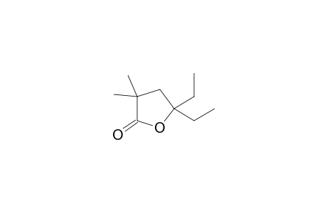 5,5-Diethyl-3,3-dimethyl-2-oxolanone