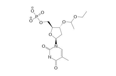 3'-O-(1-ETHOXYETHYL)-2'-DEOXY-ALPHA-D-RIBOFURANOSYLTHYMINE