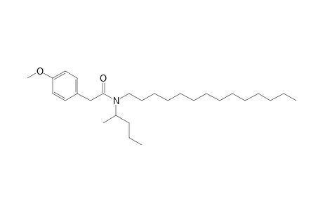 Acetamide, 2-(4-methoxyphenyl)-N-(2-pentyl)-N-tetradecyl-