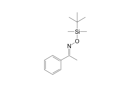 Acetophenone -(E)- {O-(t-butyl)dimethylsilyl]-oxime