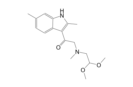 2-[(2,2-dimethoxyethyl)(methyl)amino]-1-(2,6-dimethyl-1H-indol-3-yl)ethanone