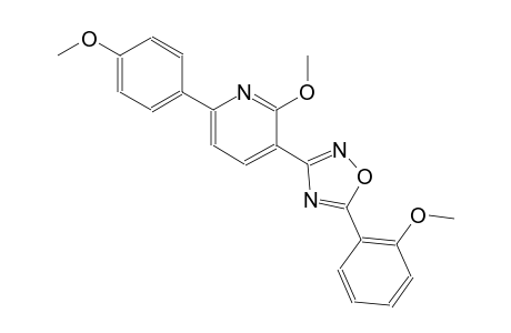 2-methoxy-6-(4-methoxyphenyl)-3-[5-(2-methoxyphenyl)-1,2,4-oxadiazol-3-yl]pyridine