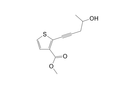 Methyl 2-(4-hydroxypent-1-yn-1-yl)thiophene-3-carboxylate
