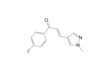 (E)-1-(4-iodophenyl)-3-(1-methyl-4-pyrazolyl)-2-propen-1-one