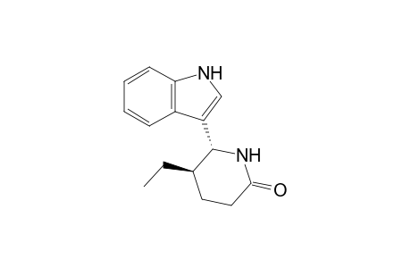 (5R,6R)-5-Ethyl-6-(3-indolyl)-2-piperidone