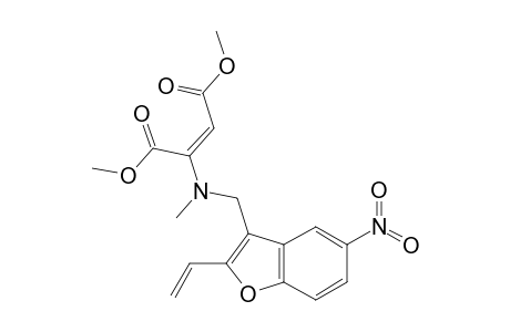 Dimethyl (2E)-2-{Methyl[(5-nitro-2-vinyl-1-benzofuran-3-yl)methyl]amino}but-2-enedioate