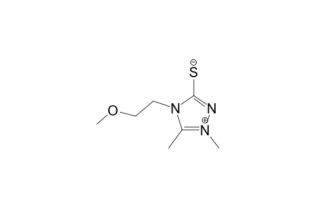 4-(2-Methoxyethyl)-1,5-dimethyl-4H-1,2,4-triazol-1-ium-3-thiolate