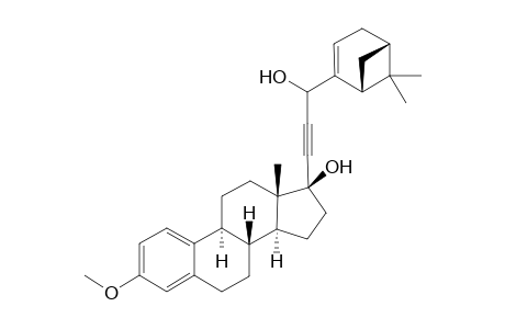 20-[(6',6'-Dimethylbicyclo[3.1.1]hept-2-en-2-y)lhydroxymethyl]mestranol