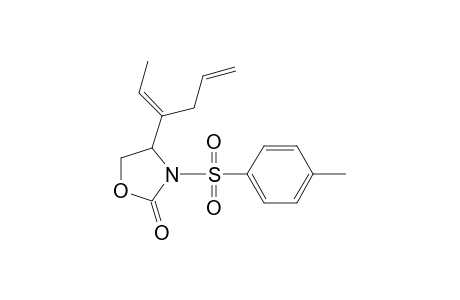 4-[(1E)-1-ethylidenebut-3-enyl]-3-(p-tolylsulfonyl)oxazolidin-2-one