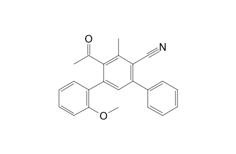 6'-acetyl-2-methoxy-5'-methyl-[1,1':3',1''-terphenyl]-4'-carbonitrile