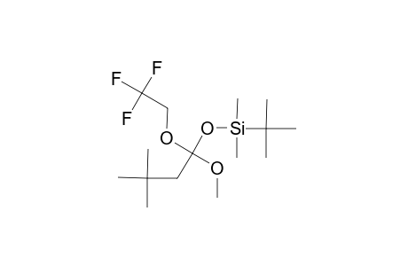 tert-Butyl[1-methoxy-3,3-dimethyl-1-(2,2,2-trifluoroethoxy)butoxy]dimethylsilane