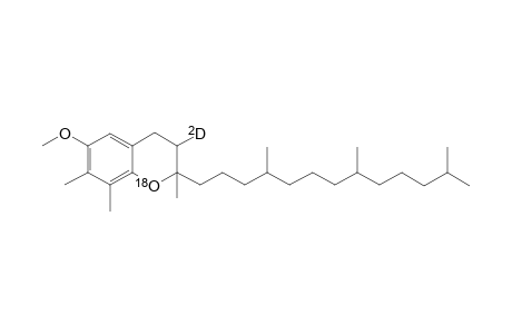 (3-Deuterium)-1-(18-oxygen)-gamma.-tocopheryl methyl ether