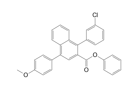Phenyl 1-(3-Chlorophenyl)-4-(4-methoxyphenyl)-2-naphthoate