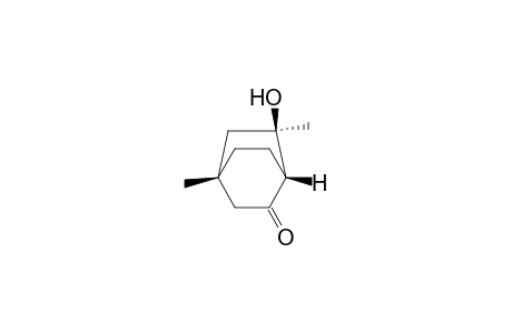 (1R*,4S*,6R*)-4,6-Dimethyl-6-hydroxybicyclo[2.2.2]octan-2-one