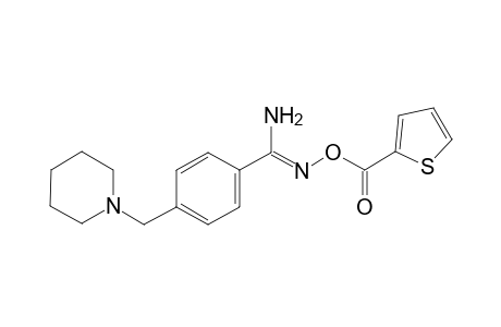 Benzenecarboximidamide, 4-(1-piperidinylmethyl)-N'-[(2-thienylcarbonyl)oxy]-