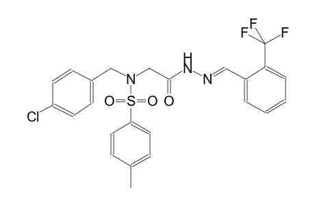 N-(4-chlorobenzyl)-4-methyl-N-(2-oxo-2-{(2E)-2-[2-(trifluoromethyl)benzylidene]hydrazino}ethyl)benzenesulfonamide
