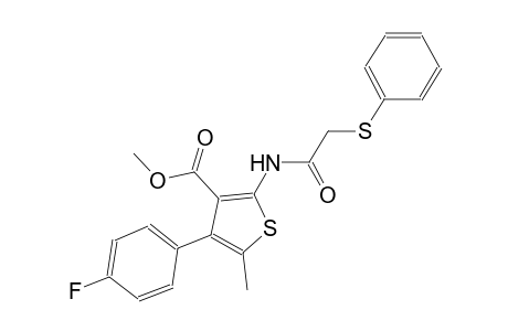 methyl 4-(4-fluorophenyl)-5-methyl-2-{[(phenylsulfanyl)acetyl]amino}-3-thiophenecarboxylate