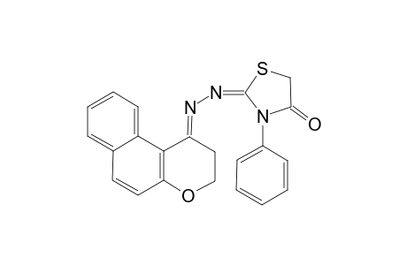 2-[2',3'-Dihydro-1H-naphtho[2,1-b]pyran-4'-azino] - 3-phenyl-4-thiazolidinone