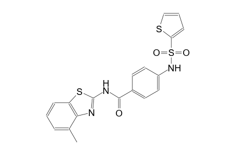 benzamide, N-(4-methyl-2-benzothiazolyl)-4-[(2-thienylsulfonyl)amino]-