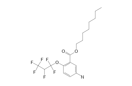 2-(2H-PERFLUORO-N-PROPYL)-5-AMINOBENZOIC-ACID-N-OCTYLESTER