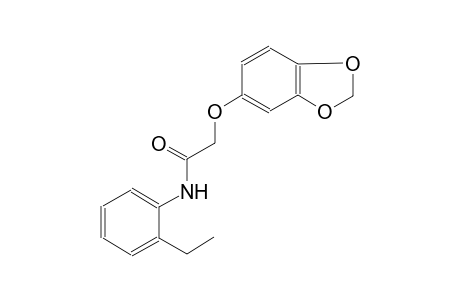 acetamide, 2-(1,3-benzodioxol-5-yloxy)-N-(2-ethylphenyl)-