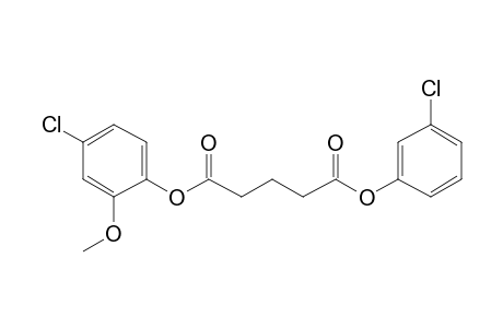 Glutaric acid, 3-chlorophenyl 4-chloro-2-methoxyphenyl ester