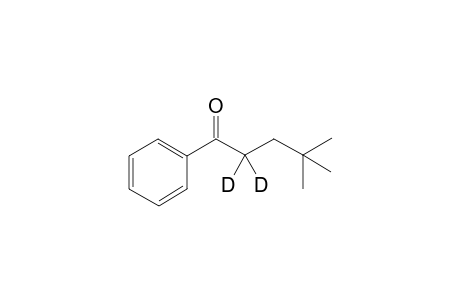 4,4-Dimethyl-1-phenylpentan-1-one-2,2-D2