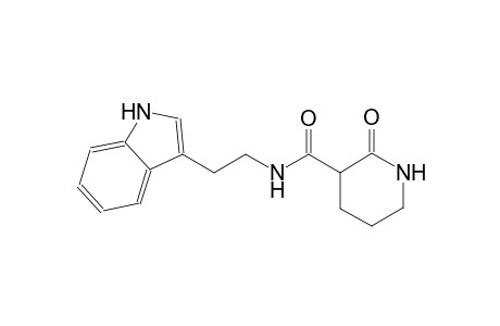 N-[2-(1H-indol-3-yl)ethyl]-2-oxo-3-piperidinecarboxamide