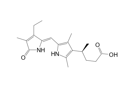 (+)-(S)-4-(4-Ethyl-3,8,10-trimethyl-2-oxo-1,11-dihydrodipyrrin-9-yl)pentanoic acid