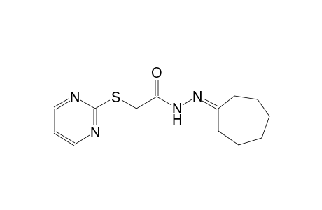 N'-cycloheptylidene-2-(2-pyrimidinylsulfanyl)acetohydrazide